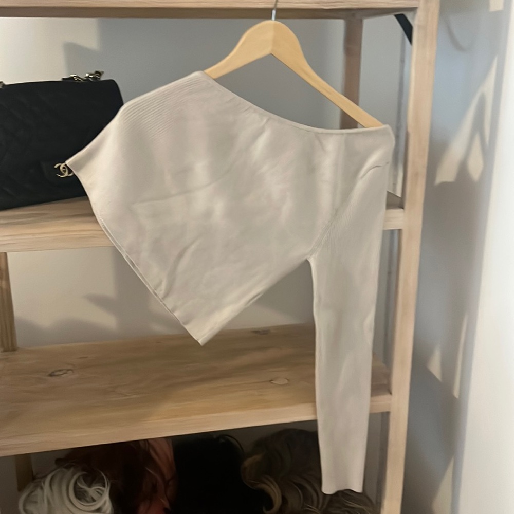 Anthropology off the shoulder top